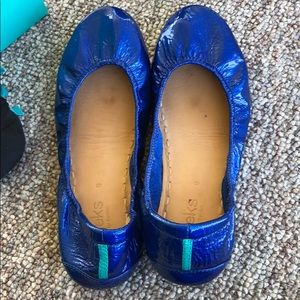 Sapphire patent Tieks size 9